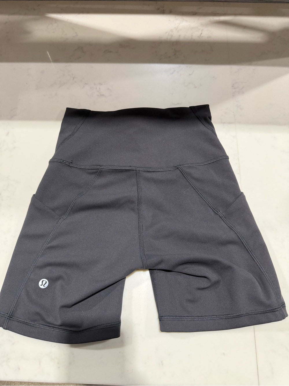 lululemon athletica Black High-Rise Bike Shorts